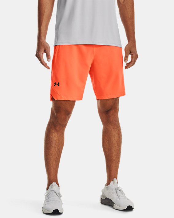 Shorts UA Vanish Woven para Hombre, Orange, pdpMainDesktop image number 0